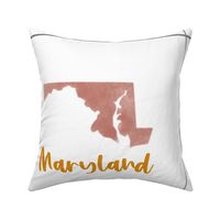 Maryland pillow panel 18x18