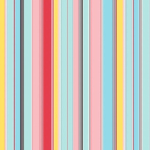 Colorful Ticking Stripes