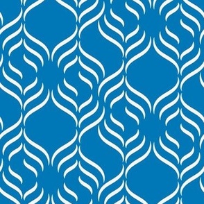  Block print - Indian style - version 3 - blue