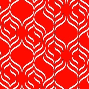  Block print - Indian style - version 3 - red