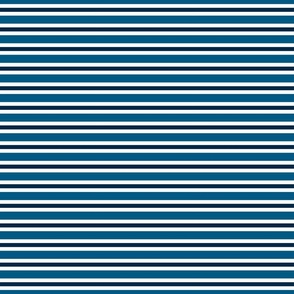 Two Toned Blue Stripes on White