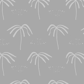 Gray Palm Trees