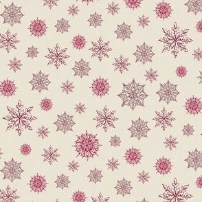 Snowflakes Red