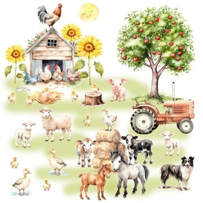 One The Farm Animals Scene 