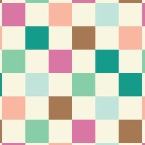  Girly Pink Check Pattern | Checkered