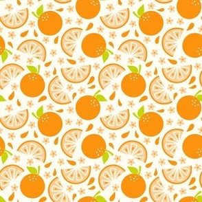 Juicy Orange on Cream (Small Scale)