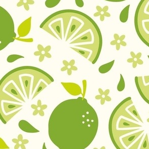 Juicy Lime on Cream (Large Scale)