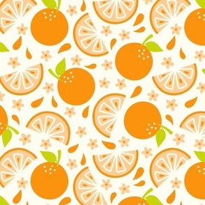 Juicy Orange on Cream (Medium Scale)