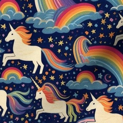 flight of the rainbow unicorn