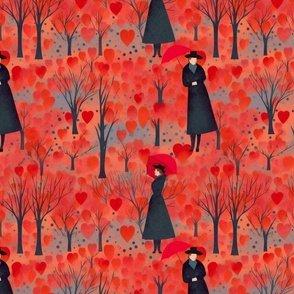very victorian valentine inspired by seurat