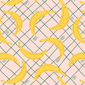 Bananas and Grid - medium