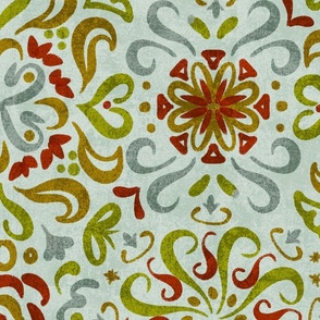 Persian tapestry vibrant