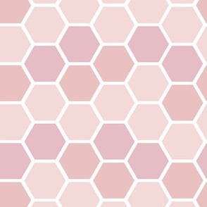Pink Hexagon tiles