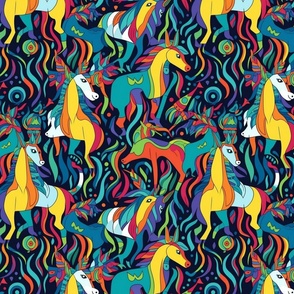 surreal unicorns of the psychedelic verse
