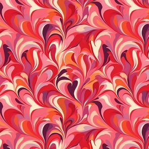 abstract flow of love for my valentine