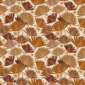 Dry Palm Leaves in Boho Tones - Small Size