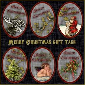 Merry Christmas gift tags