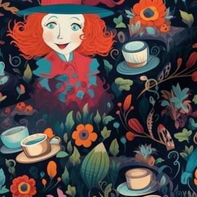 van gogh inspired tea party with the mad hatter 