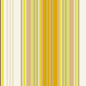 70s striped pattern  - gold