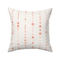 Modern Geometric Pink Pastel Dots and Lines