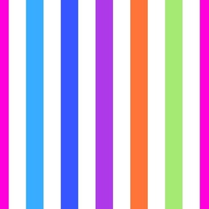 Multicoloured stripes - various bright