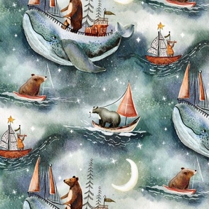 Bearly_Sailing_whale_moon_stars_Medium