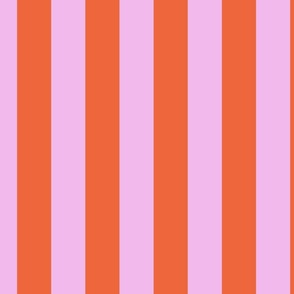 Lavender and red stripes