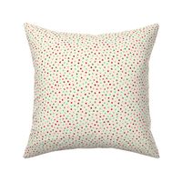 Merrymint Confetti Polka Dots on Cream