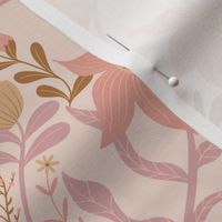 Serena serene butterfly floral pinks neutrals