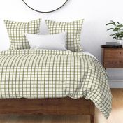 Pine Green checked- Large