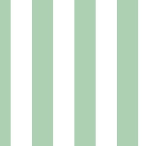 Pastel mint green stripes