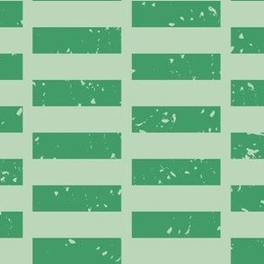 Geometric Stripe Block Print - Spearmint Green 