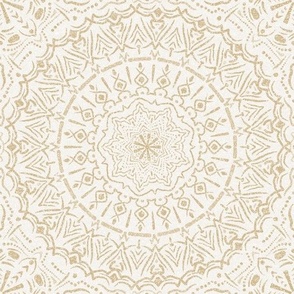 Neutral Star Mandala Textured