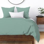 Light Teal Solid (#92b2a7) Spring Garden collection - soft green,  grey-green, teal green