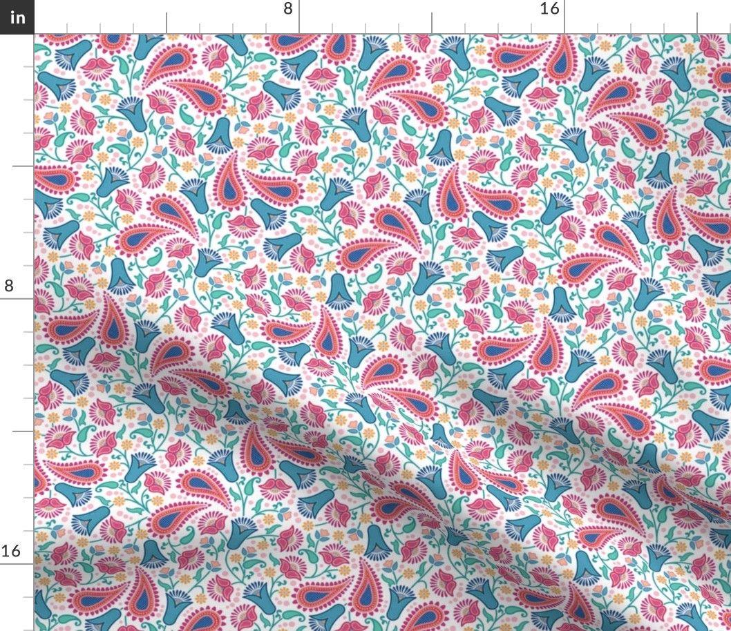 Godavari Floral Paisley Peach Fuzz Pairings Palette Small 