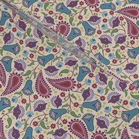 Godavari Floral Paisley Myristica Small 