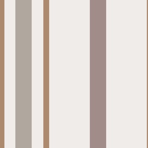 Large Vertical stripe, brown, stone 