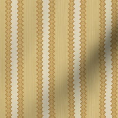 French Country Stripes Wythe Gold Medium 