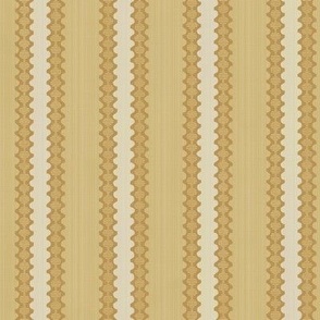French Country Stripes Wythe Gold Medium 