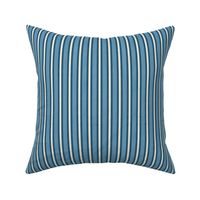 French Country Stripes Lafayette Blue Small 