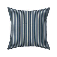 French Country Stripes Bottlenose Gray Small 