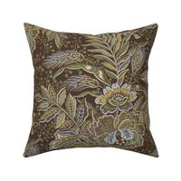 Fleurs Sauvage de Villandry Tudor Brown Large 