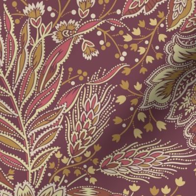 Fleurs Sauvage de Villandry Carter Plum Large 