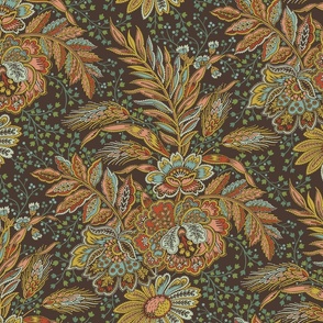 Fleurs Sauvage de Villandry Tarpley Brown Large 