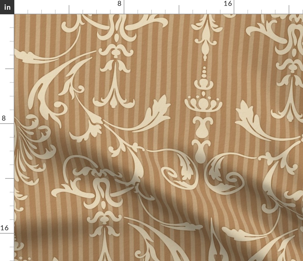 Darcy Island Damask Gladstone Tan Large 