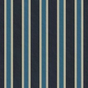 French Provincial Stripes Pointe Noir Medium 