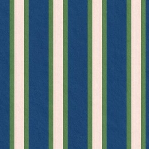 French Provincial Stripes Marquis Blue  Medium 