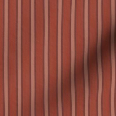 French Provincial Stripes Mysore Red Small 