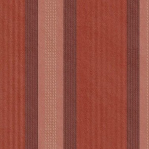 French Provincial Stripes Mysore Red Large 