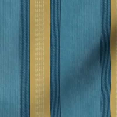  French Provincial Stripes Suntory Blue Large 